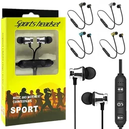 Bezprzewodowe słuchawki Bluetooth Sport In-Ear 4 4.2 Stereo magnetyczny zestaw słuchawkowy słuchawki dla Samsunga z opakowaniem