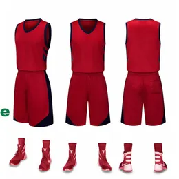 2019 New Blank Maglie da basket logo stampato Taglia uomo S-XXL prezzo economico spedizione veloce buona qualità NEW FIRE RED FE001AA12r