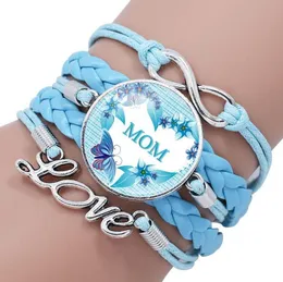 We Love You MOM BEST MOM EVER Letter Bracelets Handsome Multi-layer Bangles For Mother's Day Jewelry Accessories Gifts