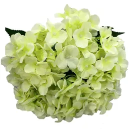 Hydrangea flower head artificial flowers silk hydrangea for festival decoration commercial decoration wedding aisle flower bouquet