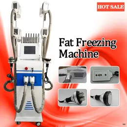 6 I 1 Cryolipolyses Machines Fat Freeze Body Slimming Machine Lipo Laser Cavitation RF Cryo Lipolysis viktminskning Maskiner