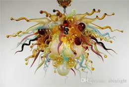 Customized Classic Style Handmade Blown Glass Chandeliers Art Decor Murano Chandelier Light LED Bulbs Pendant Lamps