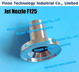 F125 edm Jet Nozzle Ø0.8mm A290-8102-Y755 Upper for Fanuc A,B,C,iA,iB,iC,iD A290.8102.Y755,A2908102Y755 edm Upper Ceramic Nozzle 24.56.152