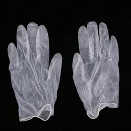 500pcs/lot Fast shipping Hot Disposable gloves PVC rubber transparent cleaning gloves clear protective gloves Home