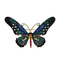 Koreański 2020 Nowy Kreatywny Panie Butterfly Damska Broszka Piękna Stop Diament Insekta Broszka Akcesoria Odzieżowa Hurtownie