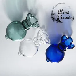 Glasbubbla Carb Cap od 30mm flaska Glas Carb Cap Dome för Quratz Banger Glass Bongs DAB Rigs