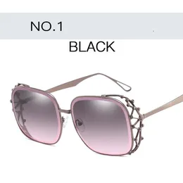 Wholesale-Steampunk Occhiali da sole quadrati per le donne del progettista di marca strass Cn grandi della struttura di vetro di Sun di moda femminile Shades occhiali Lady