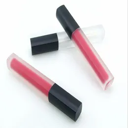 New matte texture white square lip glaze tube empty tube spot lip gloss lipstick empty tube