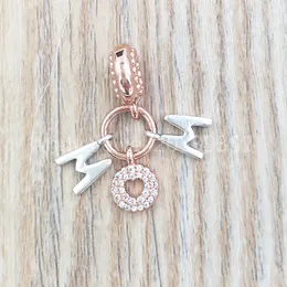 Andy Jewel Tualtic 925 Sterling Silver Beads Pandora Rose Mum Letters Dangle Charm 매력에 유럽 판도라 스타일의 보석 Br310r