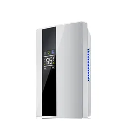 BEIJAMEI Desumidificador de ar com tela LCD com capacidade de 2,4L - Desumidificadores purificadores de ar de baixa energia para casa, guarda-roupa e banheiro - Remoção eficiente de umidade