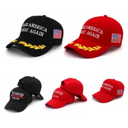 Trump 2020 Kapelusze Donald Trump Caps Make America Great Rówo Baseball Cap President Prezydent Wybrany Outdoor Summer Beach Hats Sports Sun Hat C5718