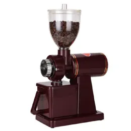 Partihandel 110V / 220V Electric Coffee Grinder Grain Cereal Spices Miller Kaffeböna Slipmaskin 8 Gear