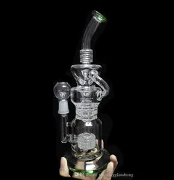 2023 Facebook Hot Hitman Hookahs Glass Bubbler Toro Bong z Smokey Accent Glass Glass Rigs Piat Oilt Glass Recycler Water Rure z złączem 18,8 mm