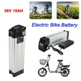 500W 350Wのモーターのための銀の魚電池の電池のダウンチューブ電池自転車の自転車36 V 36 V 15AH 10S6P