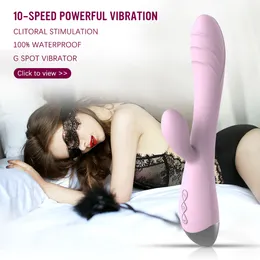 Kvinna G-Spot Vibrator 100% Vattentät Clitoris Stimulator Dildo Vibrator för Kvinnor Vibrator Sexleksaker Vuxenprodukter Sexaffär Y201118