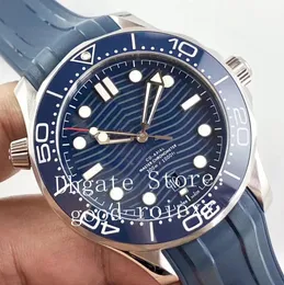 42mm Mens Watches VSF Factory V2 الإصدار التلقائي الميكانيكي CAL 8800 حزام مطاط محوري المراقبة الرجال الغوص Master Ceramic Sapphire C287H