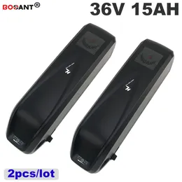 2pcs/lot 36V 15Ah Electric Bicycle Lithium Battery 36V with power Switch +5V USB port E-bike Battery 36V 800W For 18650 Cell