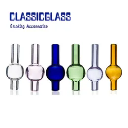Glass Bubble Carb Cap For smoke Thermal Banger Nails Enail water pipe Bong OD 20mm Colorful Sell Nail