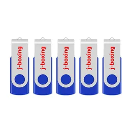 Niebieski 5pcs/partia 1G 2G 4G 8G 16G 32G 64G Rotacyjne dyski flash USB Drives Drive Pióro Szybka pamięć pamięci masowa dla komputerowego laptopa MacBooka