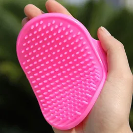 Pet Dogs Cats Bathing Cleaning Brush Comb Hair Fur Grooming Deshedding Message Left Right Hand Hair Removal Brush FY2049