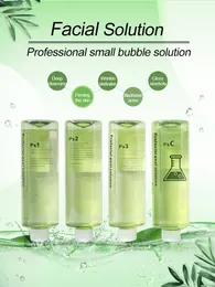 Großhandel Microdermabrasionen Rejuvenaiton Mikro Dermabrasion Peeling Hydra Lösung 4 Flaschen 500 ml pro Flasche Hautpflege Flüssigkeitsspa Salon Verwendung