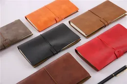 New Leather NOTEBOOK Notepads business Stationery 6 colors Office Diary Journal Sketchbook Refill Paper a diarygift