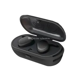 Cyberstore Mini Twins Bezprzewodowy Bluetooth 5.0 Stereo Wodoodporne Słuchawki Sportowe Słuchawki Douszne Earbuds Tws z ładowarką na smartfon