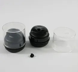 24 x 50ml Black Plastic Airless Lotion Pump Bottle Empty Vacuum Pressure Cosmetic Containers Packaging