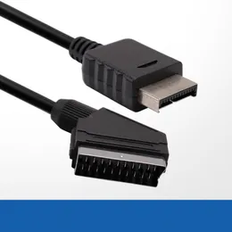 Högkvalitativ Broom Head Line 1,8 meter Svart för PS2 / PS3 Game Console HD-kabel DHL Gratis