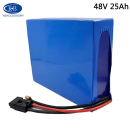 شحن مجاني 48V 25Ah 2000W الدراجة الكهربائية البطارية مع شاحن مدمج في BMS 50A 2A بطارية ليثيوم 48V USA الاتحاد الأوروبي لم الضريبية