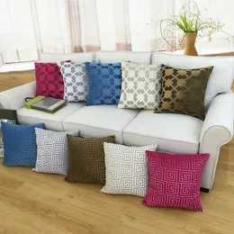 45 * 45 cm quadrado travesseiro de veludo cobre moda engrossar soft throw throw travesseiro clássico sofá cadeira almofadas Capas GGA2436