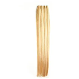 100g Straight Tape In Human Hair Extensions Human Skin Weft Human Remy Hair PU Tape On Hair Extensions 40pcs