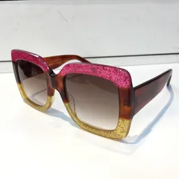 Wholesale- Sunglasses Women Brand Designer 0083S Square Summer Style Full Frame Top Quality UV Protection Mixed Color Come With Box