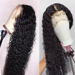 Brasiliansk Jerry Curl Wig Lace Front Wig Short Curly Lace Front Human Hair Wigs Pre Plocked Paryk för svarta kvinnor