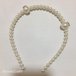 Party Prezenty Moda Ręcznie robione opaska C Pearl Hair Hoop Heatpin dla damskich Ulubione Delikatne przedmioty Akcesoria Biżuteria głowy