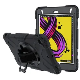 Defender Rugged Armor Case Tablet Cover Cases for Ipad Mini 1 2 3 4 5 With Hand Strap Stand Kickstand Shockproof Shell Skin
