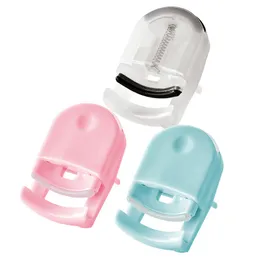 2021 ABS Pocket Eyelashes Curler Plastic Mini Eyelash Curlers Compact Eye Lash Curling med utbytbar pad för flickor smink