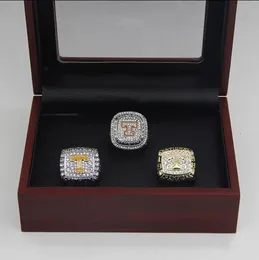 NCAA 1998, 2008, 2015 Tennessee University Volunteers Championship Alloy Ring Presente de Aniversário Fãs Coleção Memorial