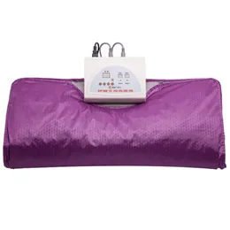 HOT !!! Model 2 Zone Fir Sauna Far Infrared Body Slimming Sauna Blanket Heating Therapy Slim Bag SPA LOSS WEIGHT Body Detox Machine