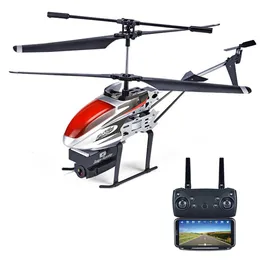 KY808W 1080P WIFI 2.4G 4CH 6-AXIS FPV RC Helicopter Altitude Hold Mode RTF - Red