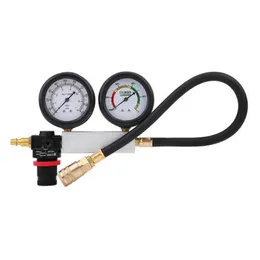 Freeshipping TU-21 Cylinderläcktester Bensinmotorkompression Läckage Leakdown Detector Kit Diagnostics Tool