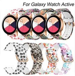 For Samsung Galaxy Watch Active 20mm silicone watchband strap for Gear S2 sport replacement band for Samsung galaxy watch 42mm