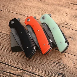 3 Handles Colors Damascus Flipper Folding Knife VG10-Damascus Steel Blade G10 Handle Outdoor Survival Rescue Knives