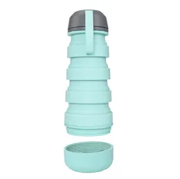 The latest 13.5-OZ Drinkware, foldable outdoor sports pots, silicone folding multifunctional disassembly and assembly cups,