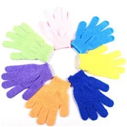 Hot hydrating spa skin care bathing gloves exfoliating bath gloves cloth facial washing body cleaning tools