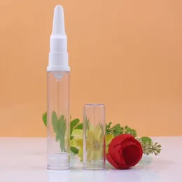 10ピースプラスチックエアレスボトルアイクリームペンスミアマッサージヘッドミニ空のローションサンプルパッキング12ml 15ml