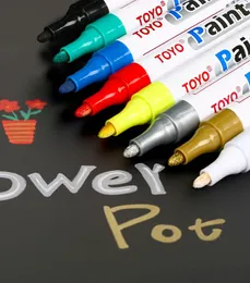 12 Colors Kids Ceramic Paint Marker Pens Acrylic Paint Pens for Kids DIY  Ceramic Painting, Wood, Rock Paint Glass Drawing
