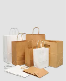 Brown Paper Kraft Bags with Handles Bulk Gift Shopper,Wedding Party Bag Mail Packages Shopping Bags, Kraft-Packaging, Retail Packing 95% Post Consumer Materials & FSC