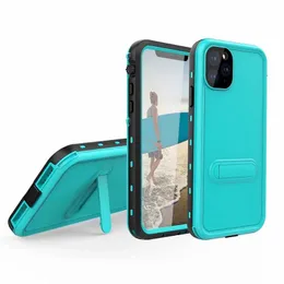 Waterproof For iPhone11 PRO XR Max XS Redpepper Shockproof Case Snowproof With Fingerprint Sensor Touch Swimming Case