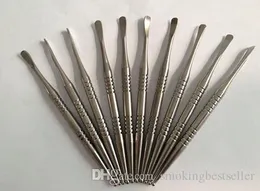 2020 Populär Titanium Dabble Gr2 Ti Nail Dabbing Tool Short Titanium DAB För glas Bongs Glasrör Enail D Nail Ti Wax Oil Dab Stick